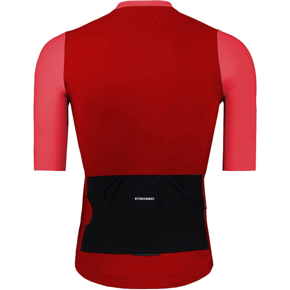 Etxeondo Alde 110 Color Edition Short Sleeve Jersey Men - Coral/Red
