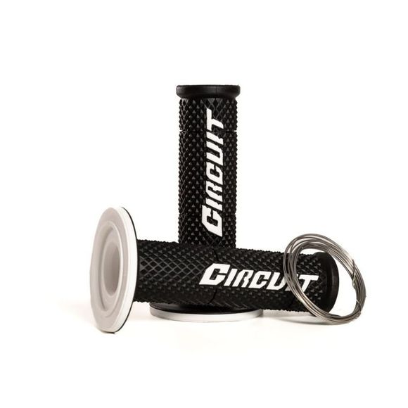 Circuit Equipement V Universal Handlebar Grips - Black / WhiteRef: cre0011 / ma018-212