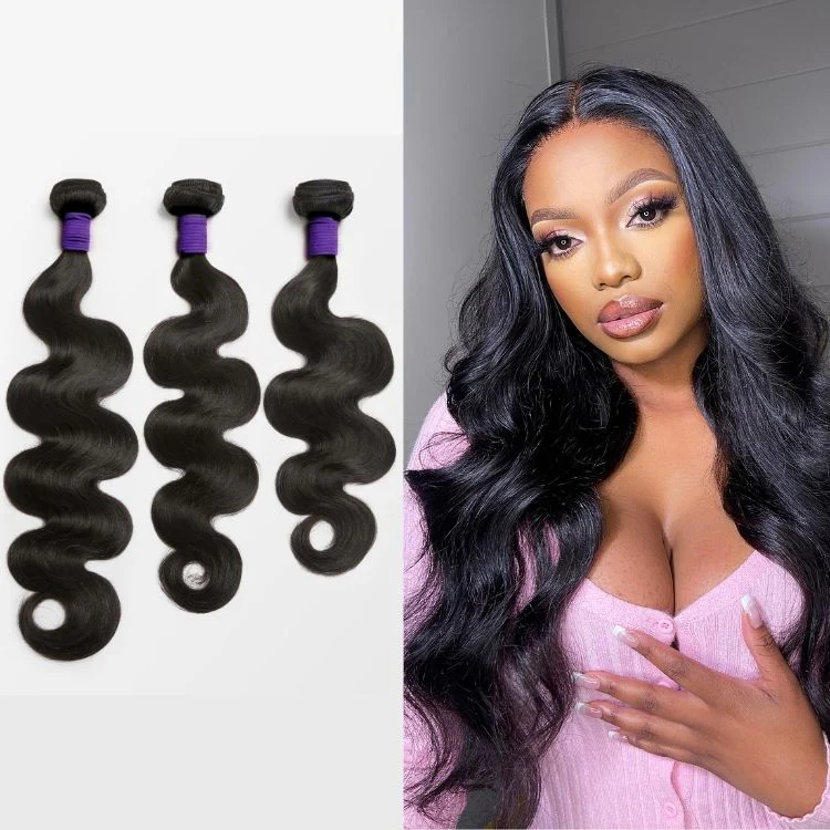 Upgraded Brazilian Hair | 3pcs Body Wave 100% Virgin Human Hair Bundles