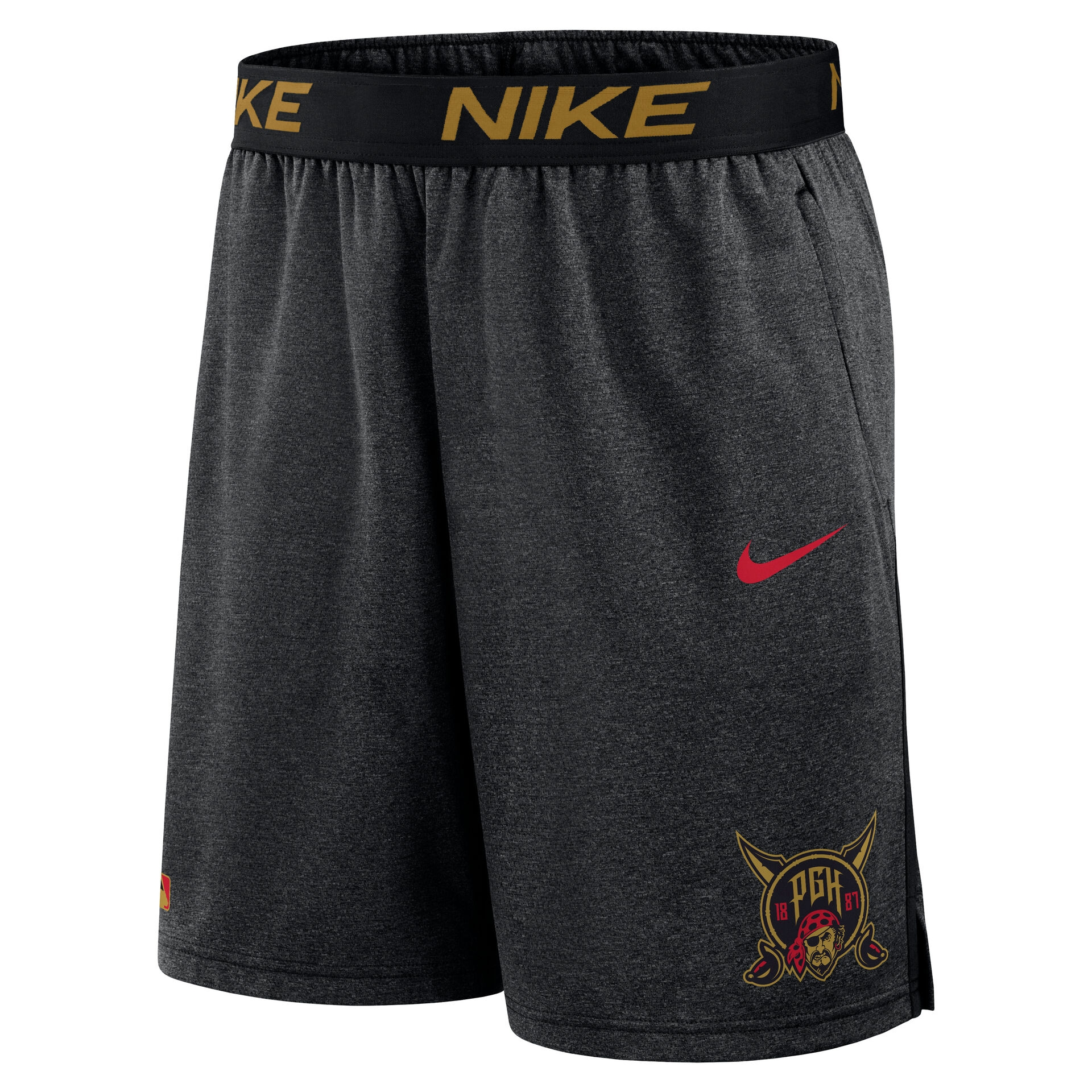 Pittsburgh Pirates 2026 City Connect MLB Authentic Dri-FIT Shorts Dark Gray