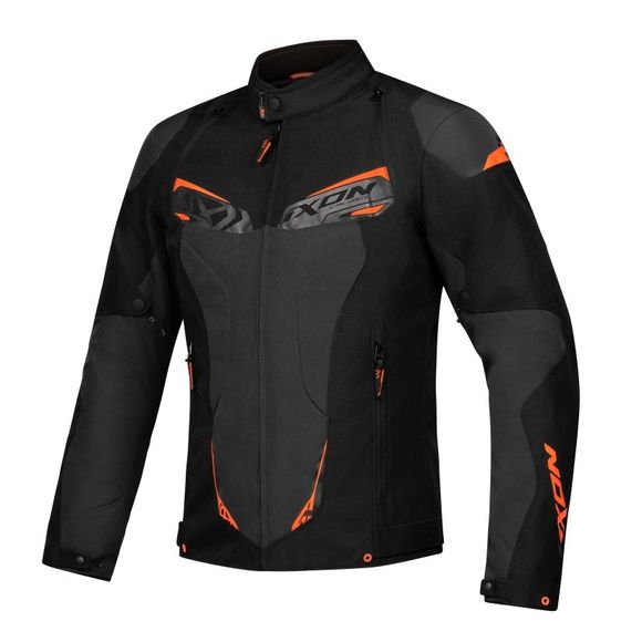 Ixon Caliber Motorcycle Jacket - Gray / OrangeRef: IX1916