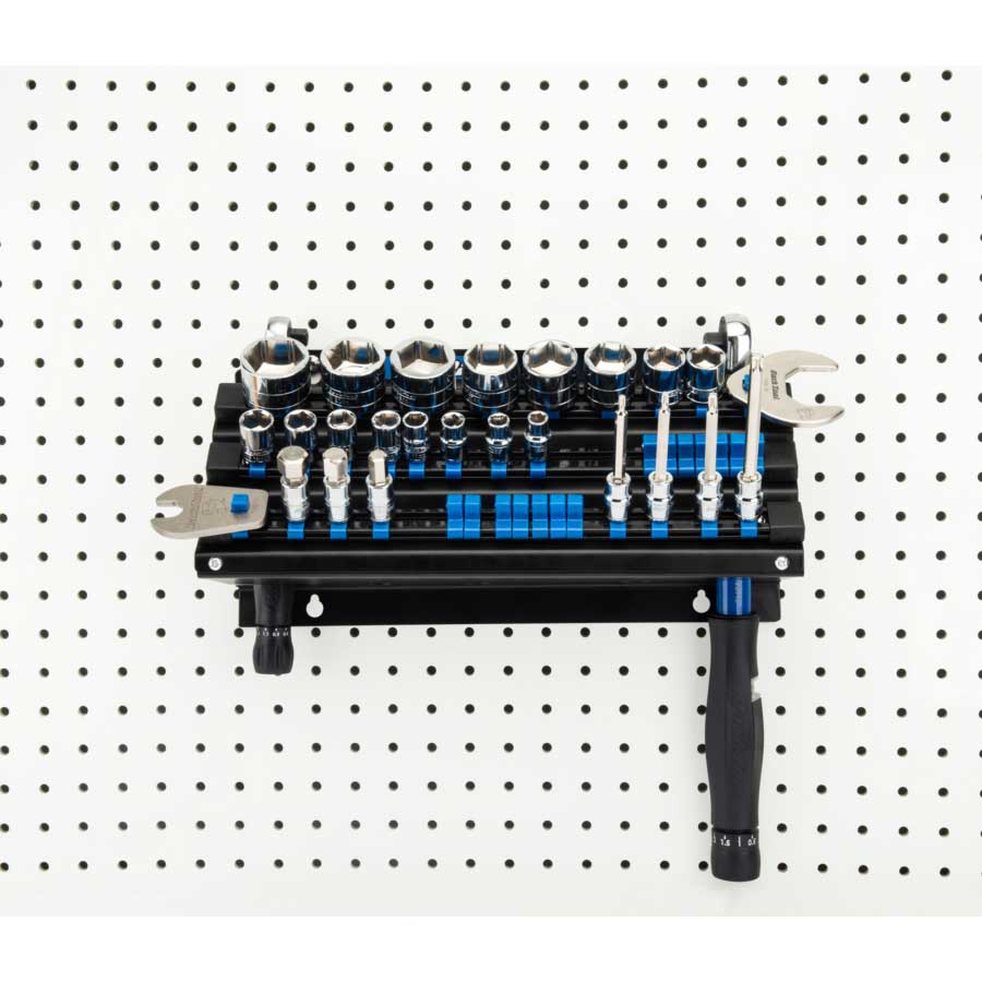 Park Tool JH-3 Wall-Mounted Socket, Bit & Torque Tool Organizer
