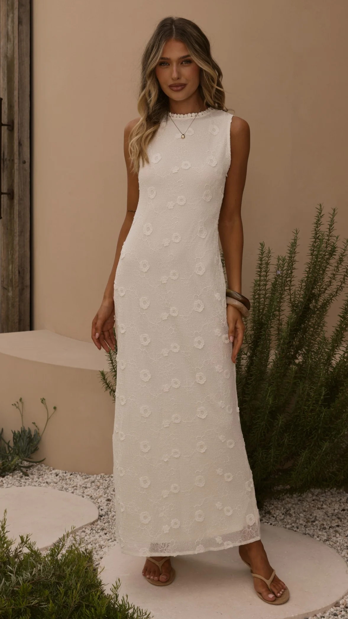 Macie Maxi Dress - Cream