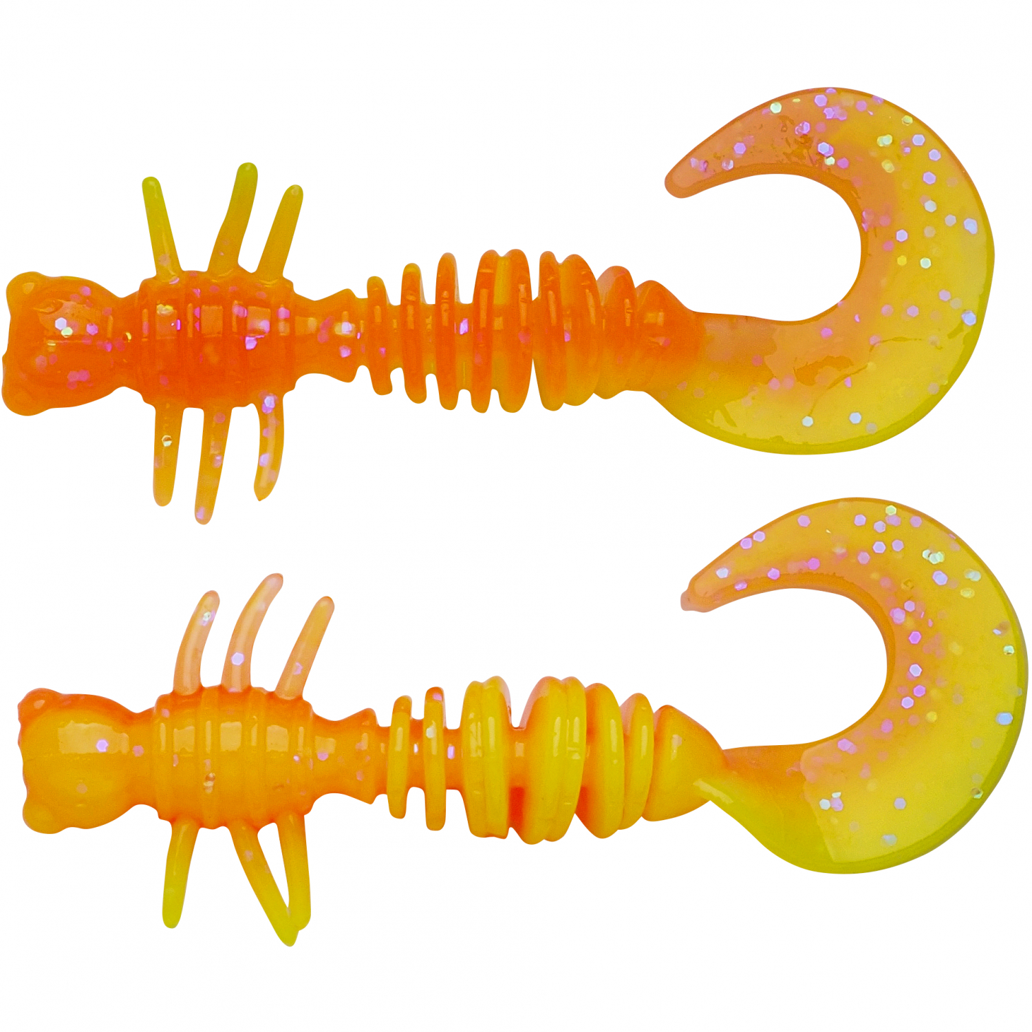 Berkley PowerBait Power Curly (Fluo Orange\/Sunshine Yellow)