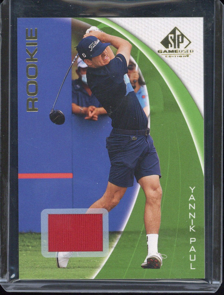 Upper Deck SP Game Used Golf Yannik Paul RC #59