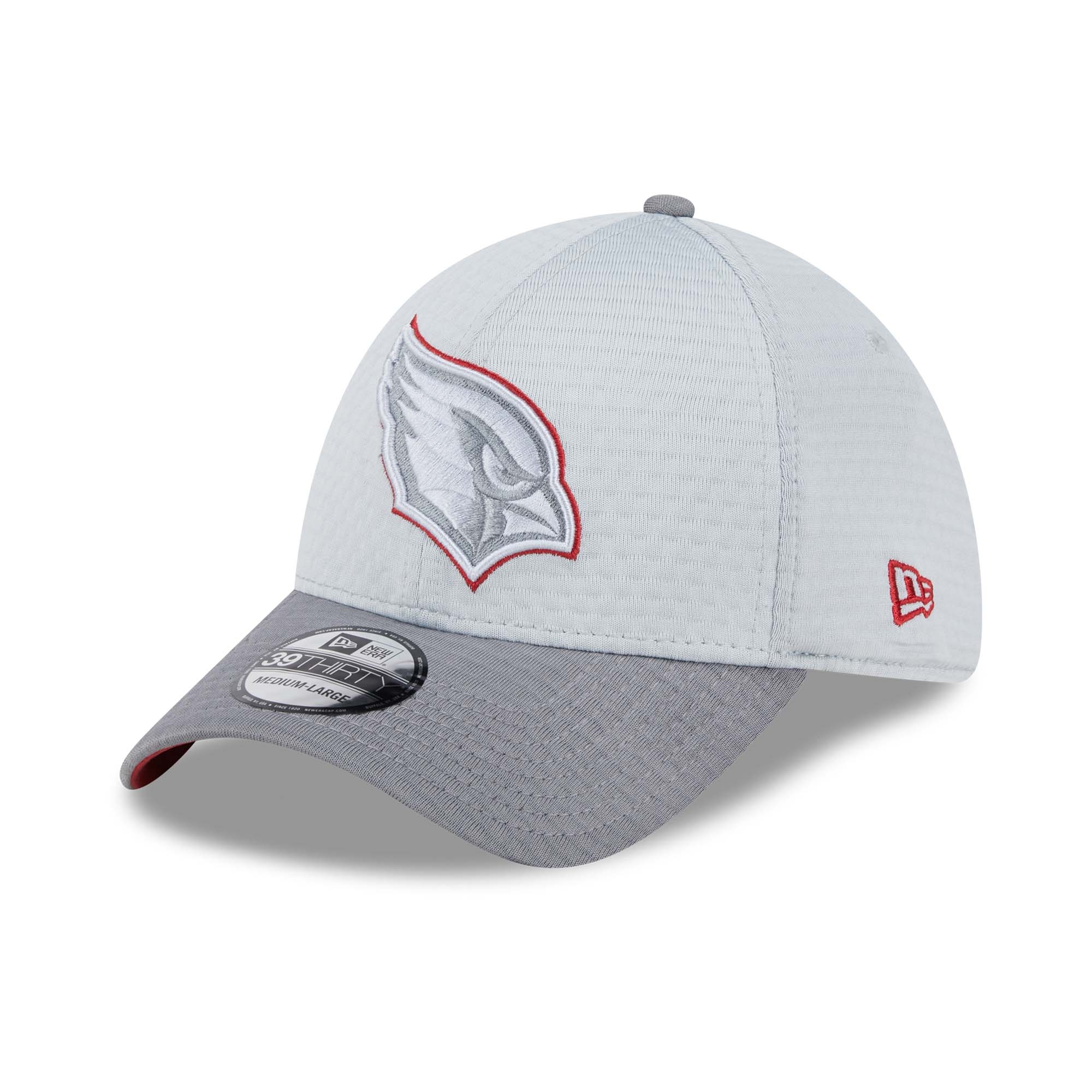 Arizona Cardinals 2024 NFL Training Camp New Era 39THIRTY Flex Cap Gray
