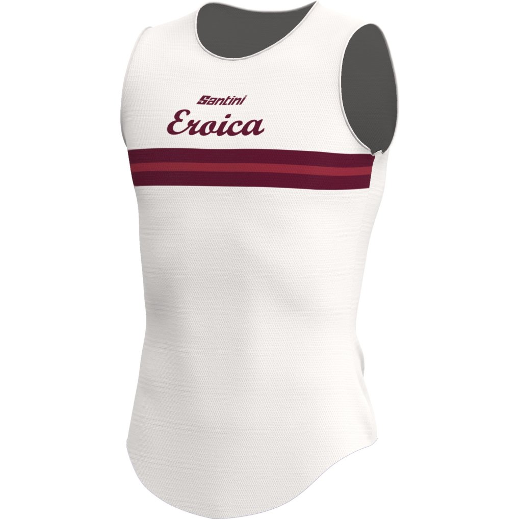 Santini Eroica Timo Base Layer Men ER002GLLTIMO - white BI