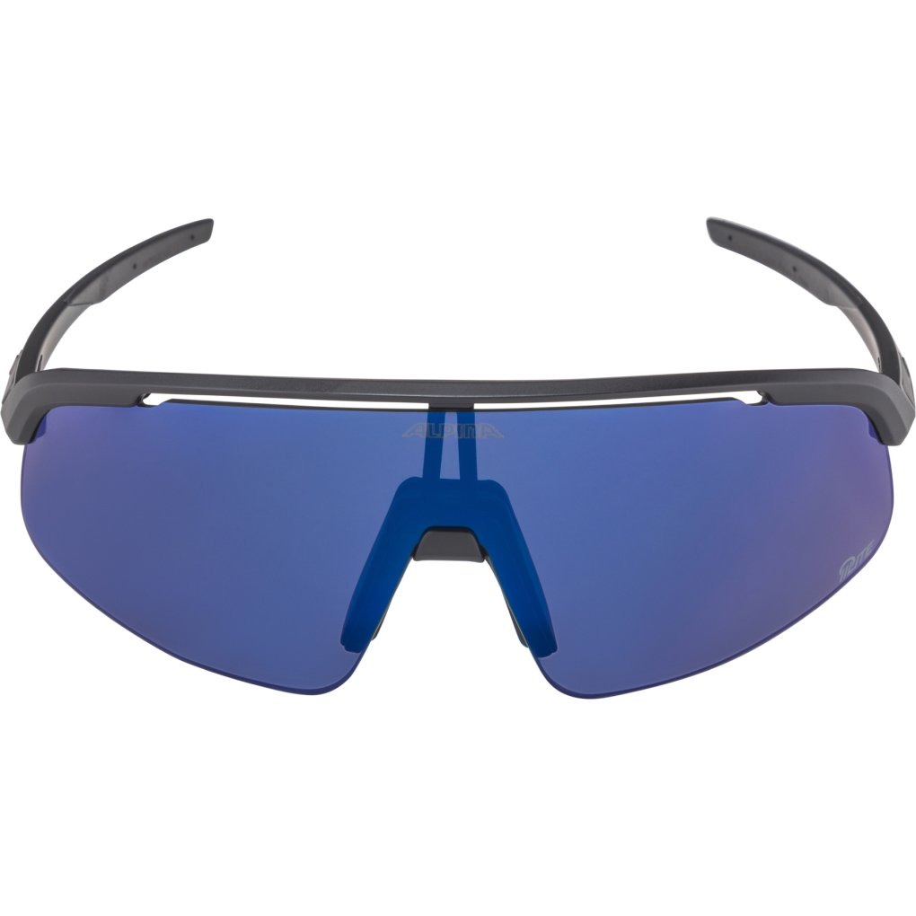 Alpina Turbo Pro S Q-Lite Glasses - black matt/mirror blue