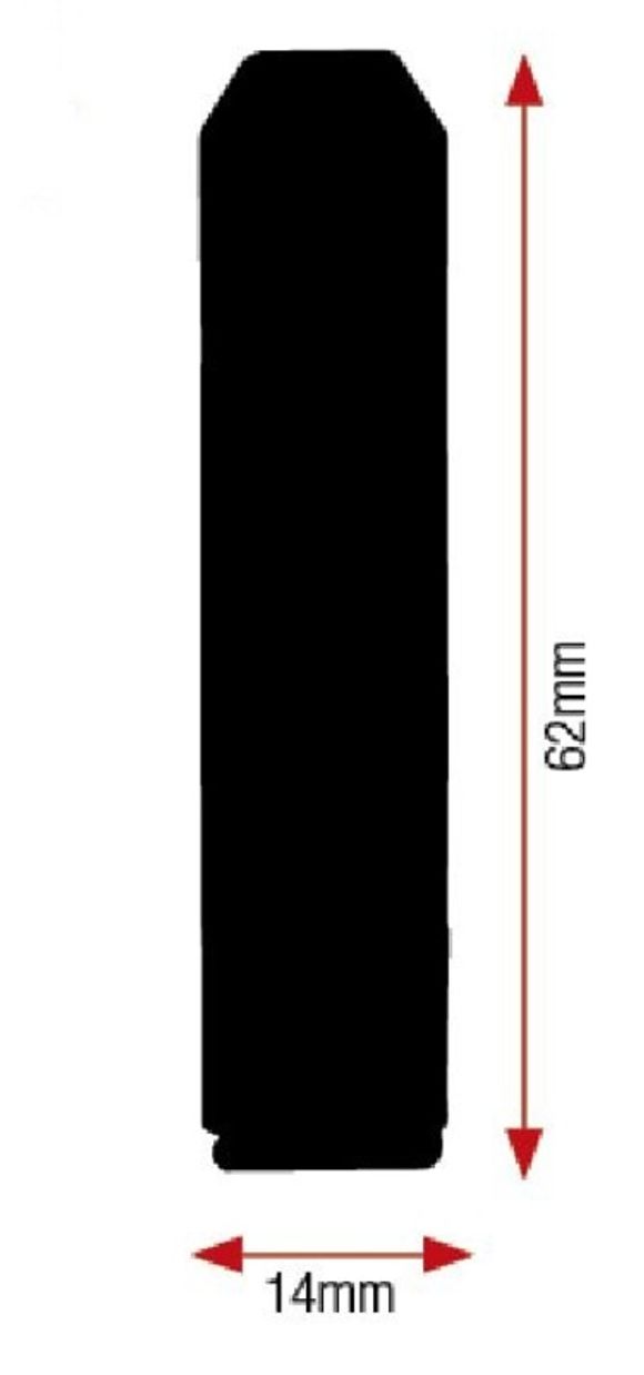 Bihr Line LED indicator black UniversalRef: Bi00974A / 1066358