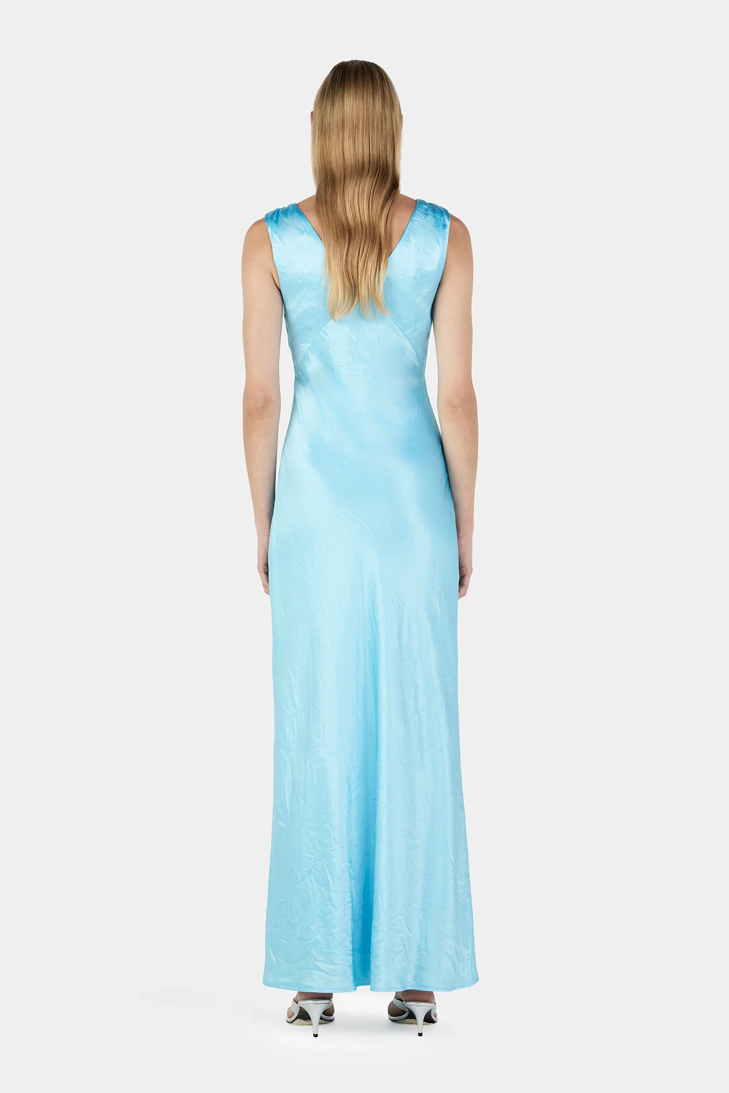 Marcelle Midi Dress Aqua
