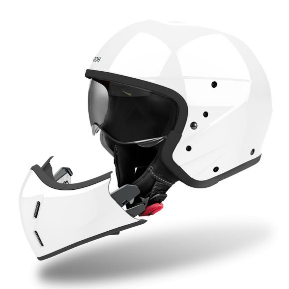 Casque jet Airoh J110 - COLOR - BlancRef : AR1405-C50687