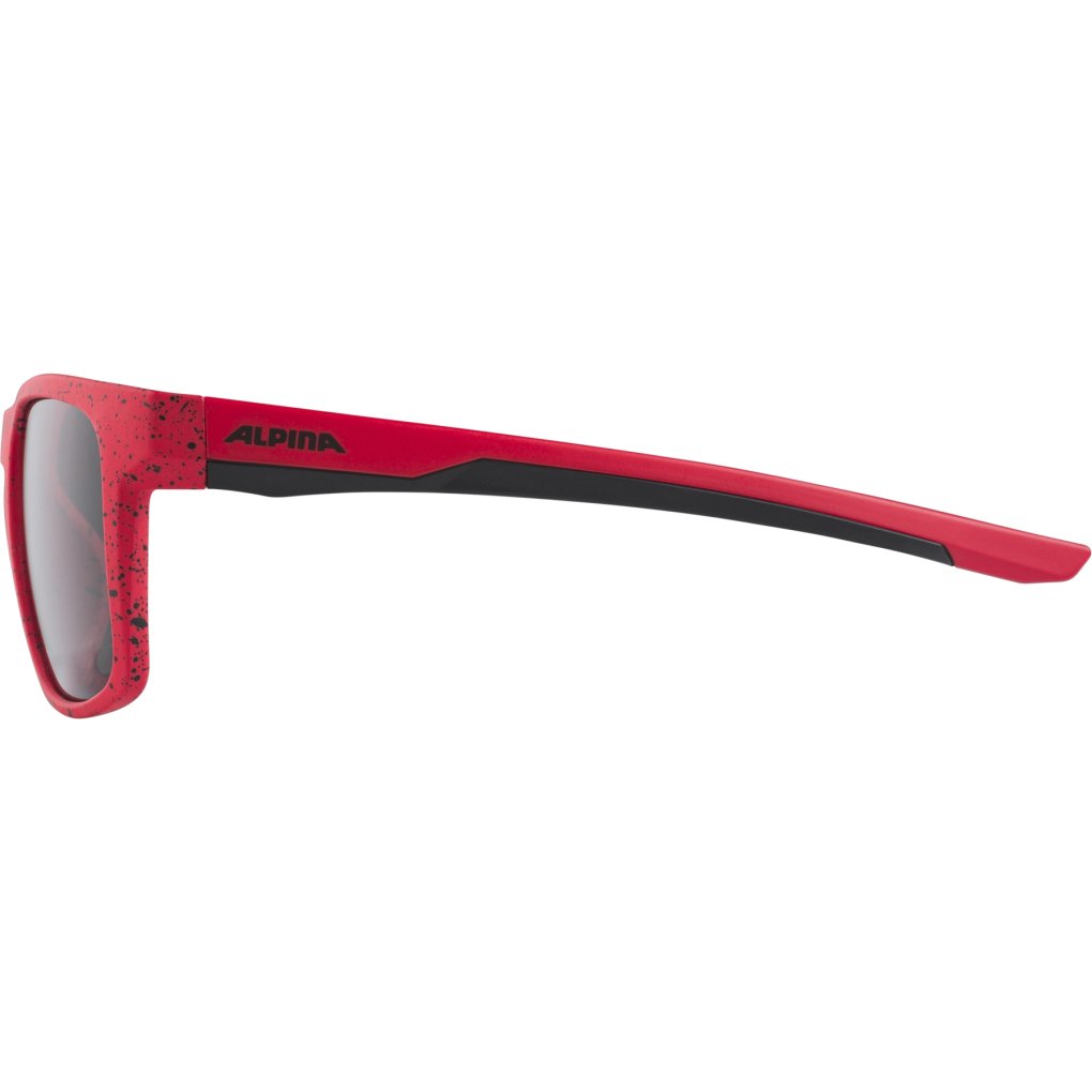 Alpina Flexxy Cool I Glasses Kids - red-black matt/black