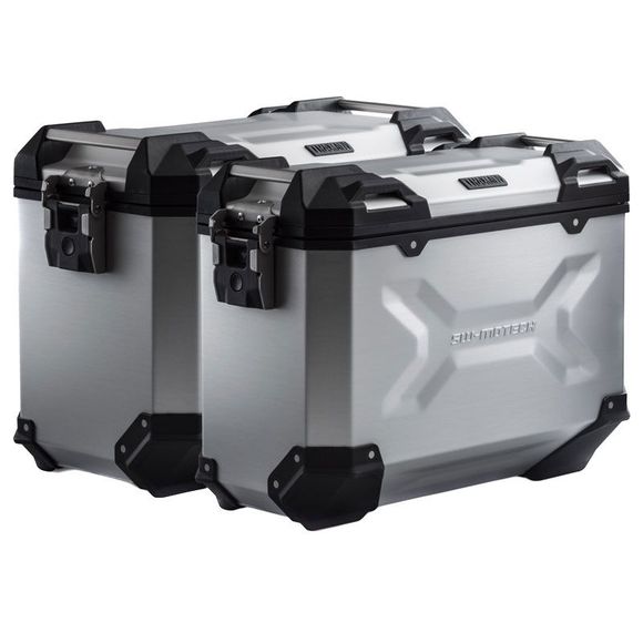 SW-MOTECH TRAX ADVENTURE Complete Luggage Kit, Anodized Gray, 45/37 L - GrayRef: kft.01.890.70000/s