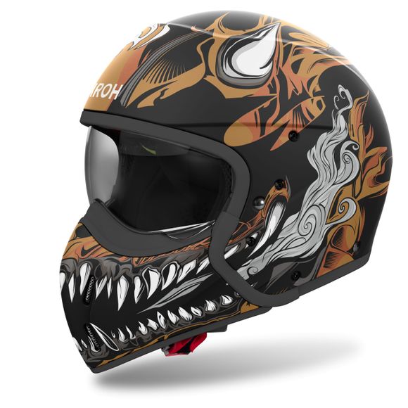 Airoh J110 modular helmet - Oni - Black / BrownRef: AR1414