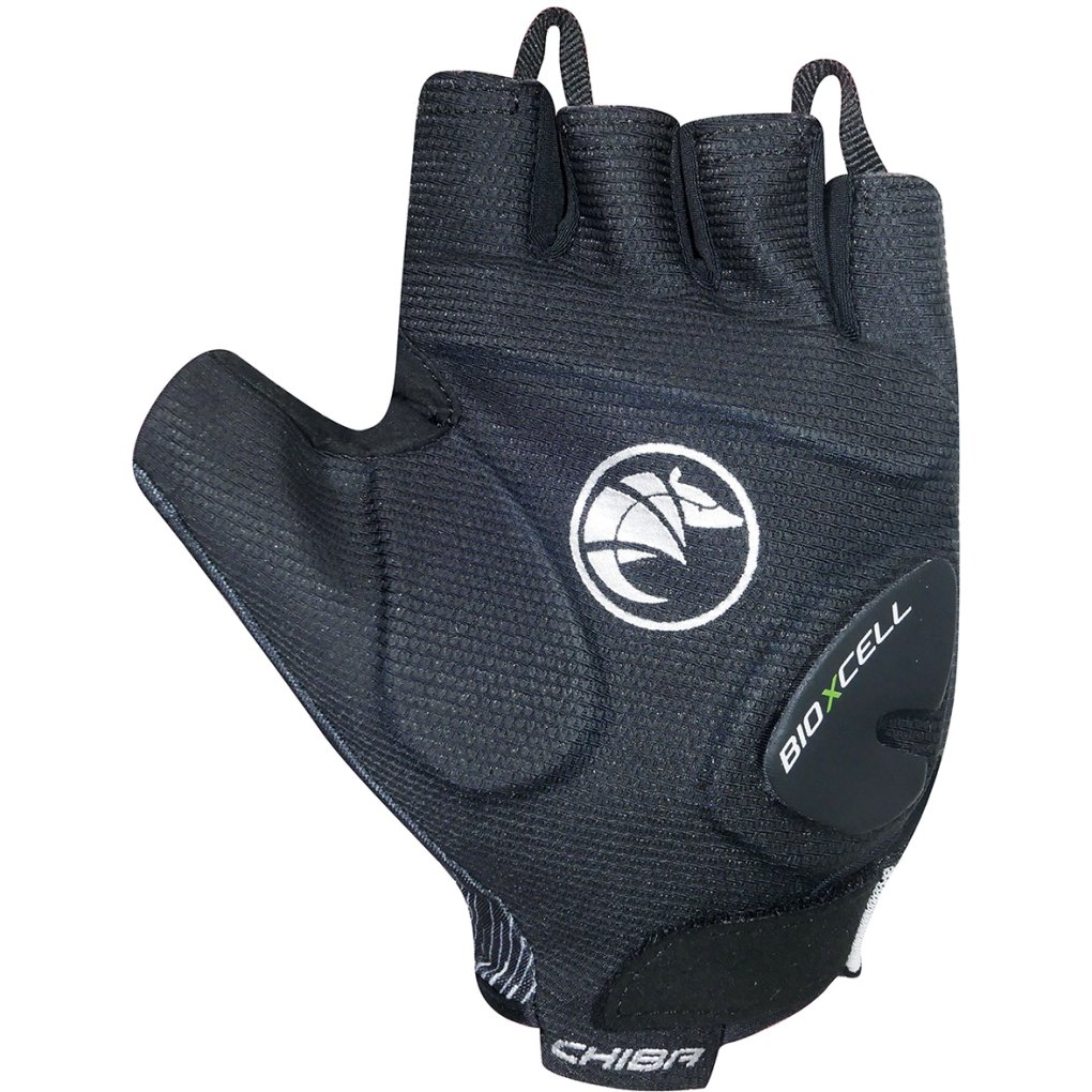 Chiba BioXCell Tan Through Bike Gloves - white/black 3060524