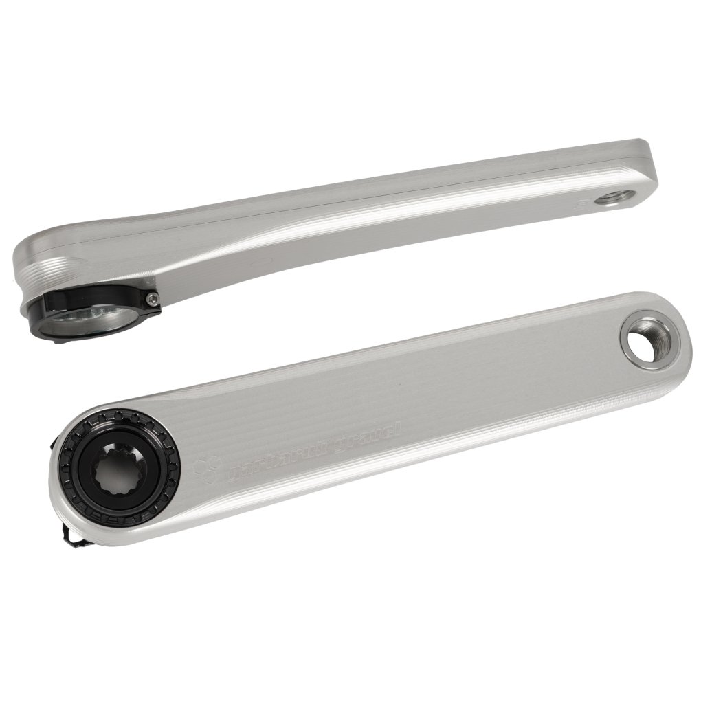 Garbaruk Road/Gravel Crank - Direct Mount | 1-speed - silver/black