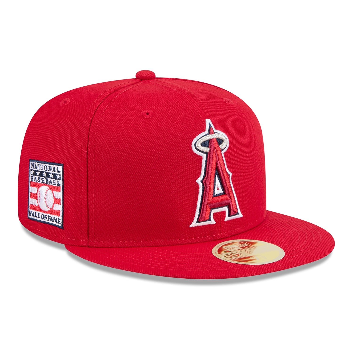 California Angels 2025 MLB Hall of Fame 59FIFTY Fitted Cap Red