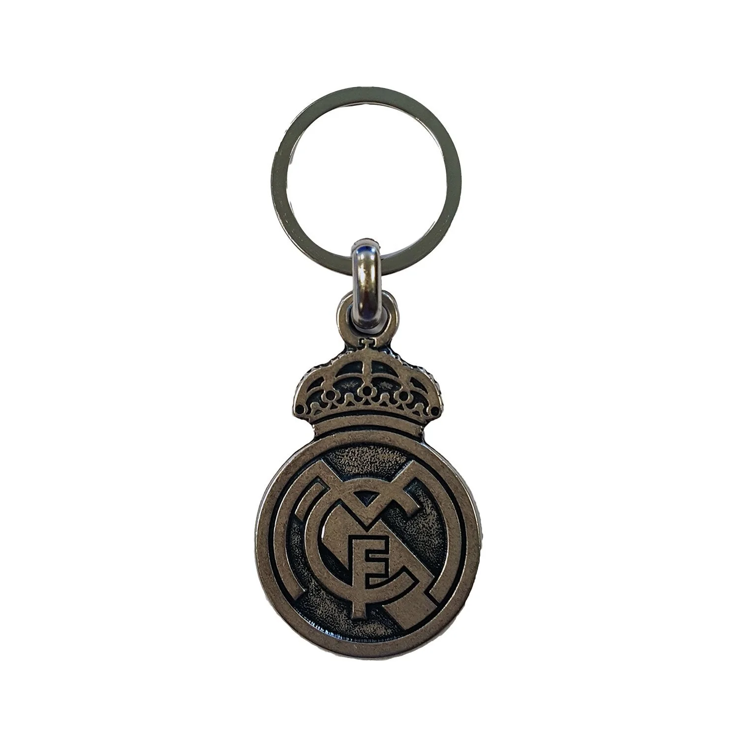 Real Madrid Silver Crest Keychain