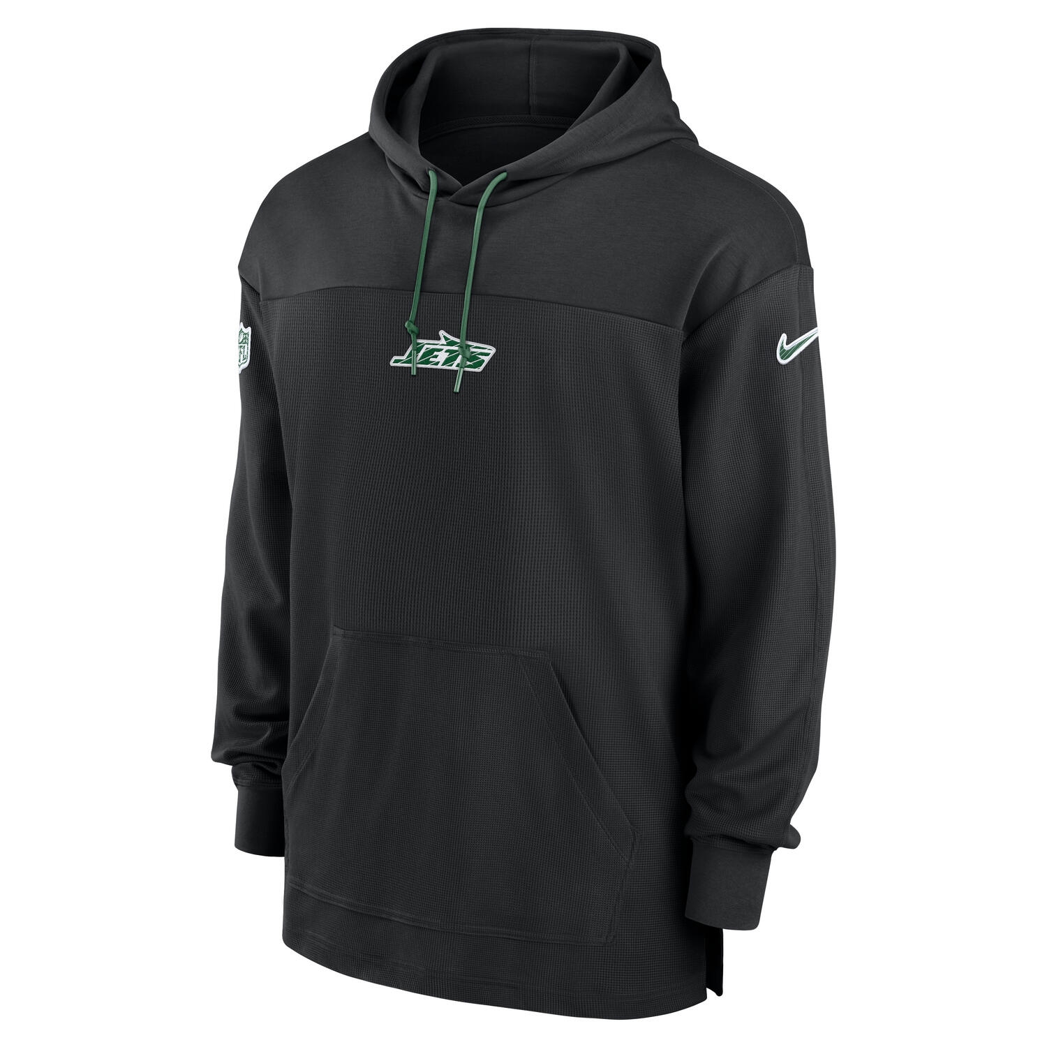 New York Jets 2024 NFL On-Field Sideline Nike Jersey Hoodie Black