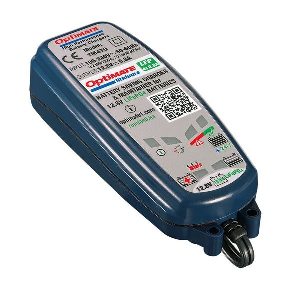 Tecmate OPTIMATE LITHIUM TM 470 Universal Battery ChargerRef: tc0035 / tm470