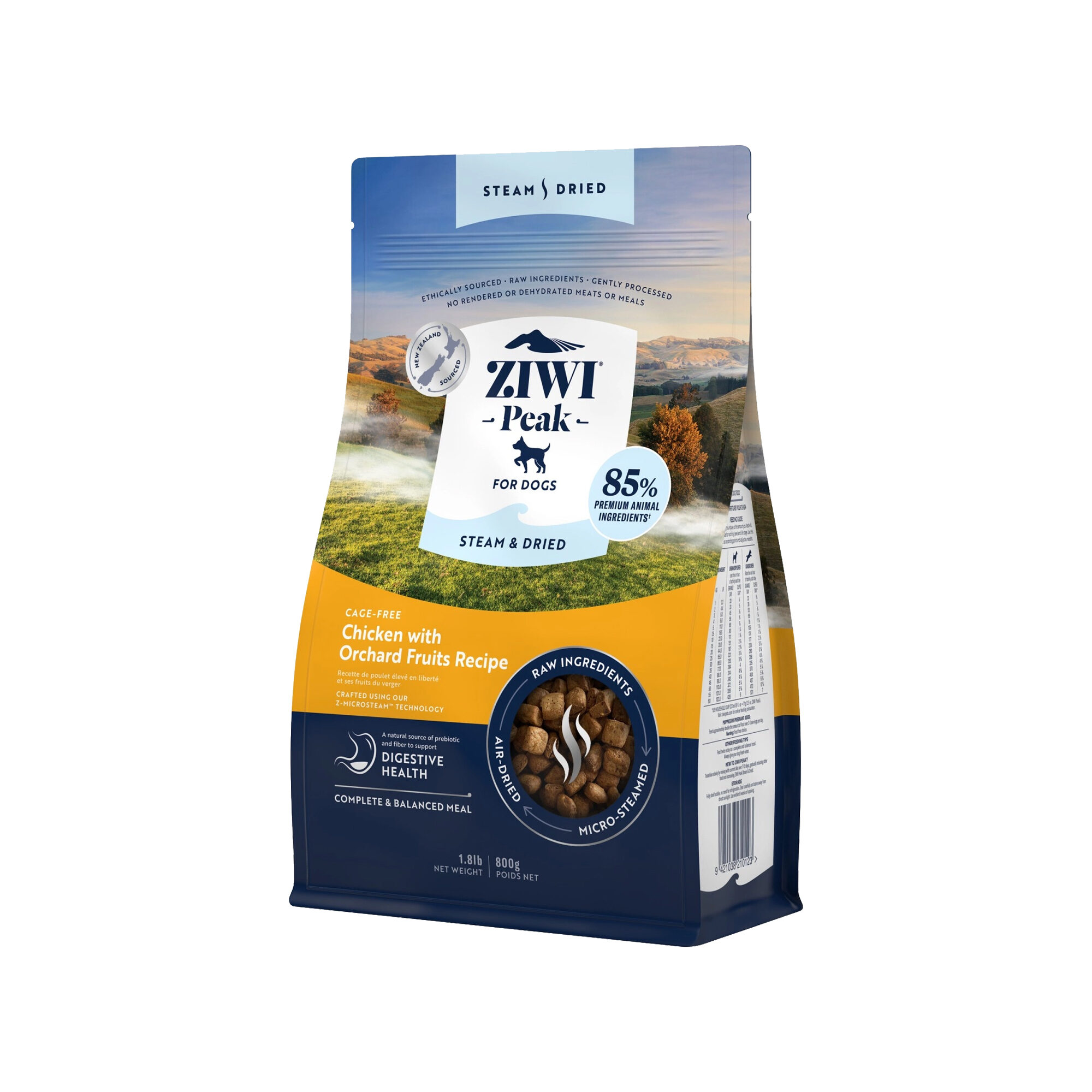 Ziwi Peak Steamed & Dried Dog Food - Chicken - 800 g