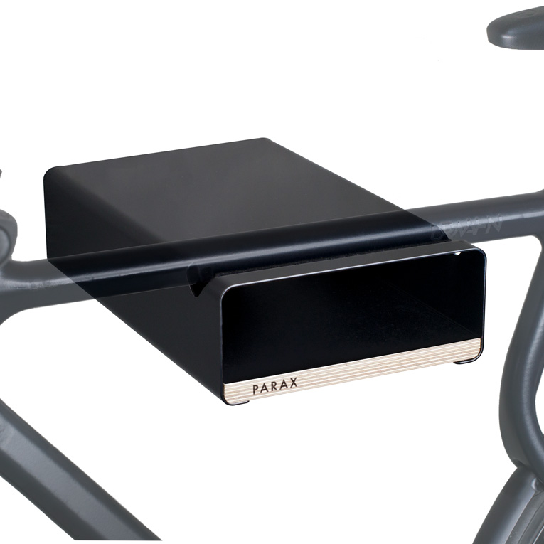 Parax S-Rack Bicycle Wall Mount - Black - Black