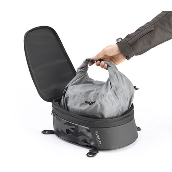Kappa saddle bag Dr02 (9 liters) Universal - BlackRef: kp1431 / dr02