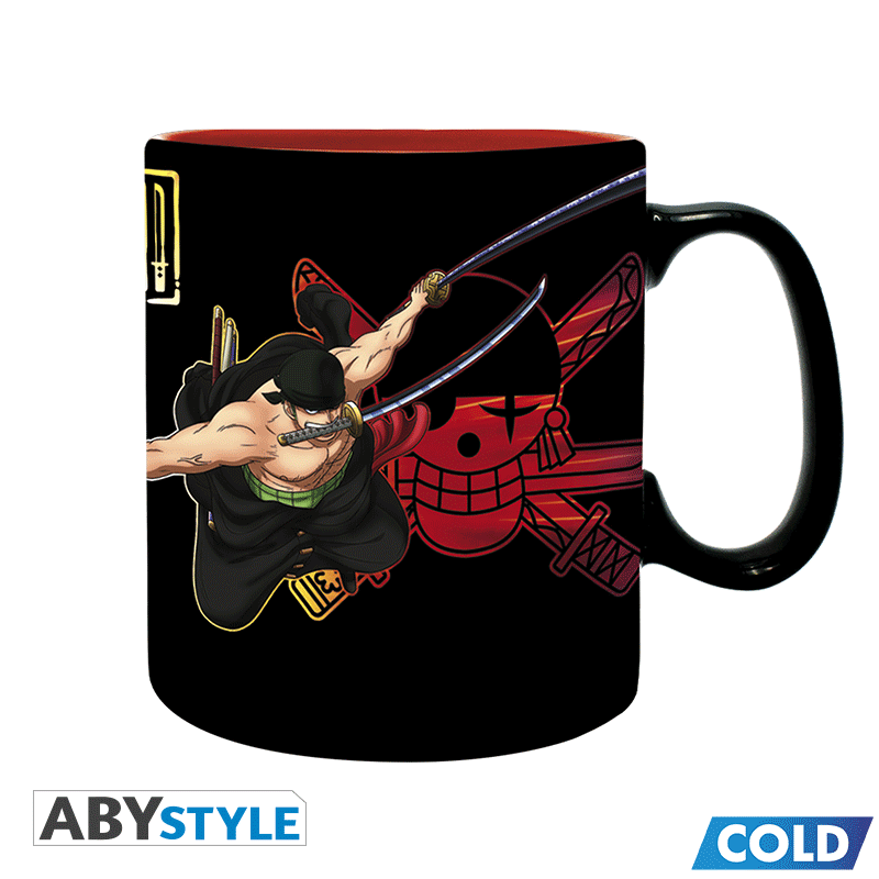 ONE PIECE Mug Heat Change Zoro & Sanji