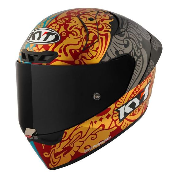 KYT KX-1 RACE GP BASTIANINI IDN REPLICA 2023 FIM Full-Face Helmet - Black / YellowRef: KYT0187