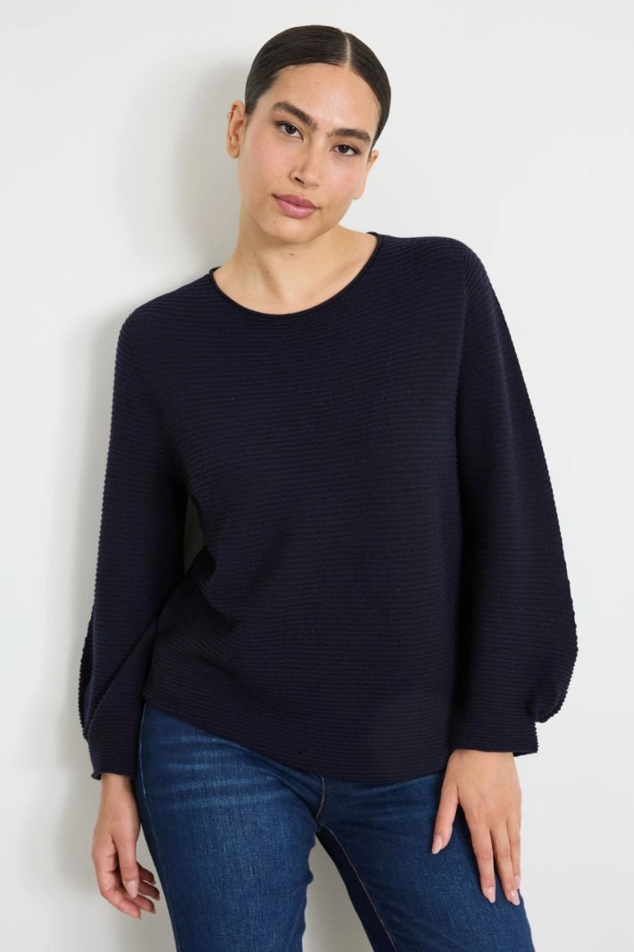 Wool sweater - NIGHT BLUE