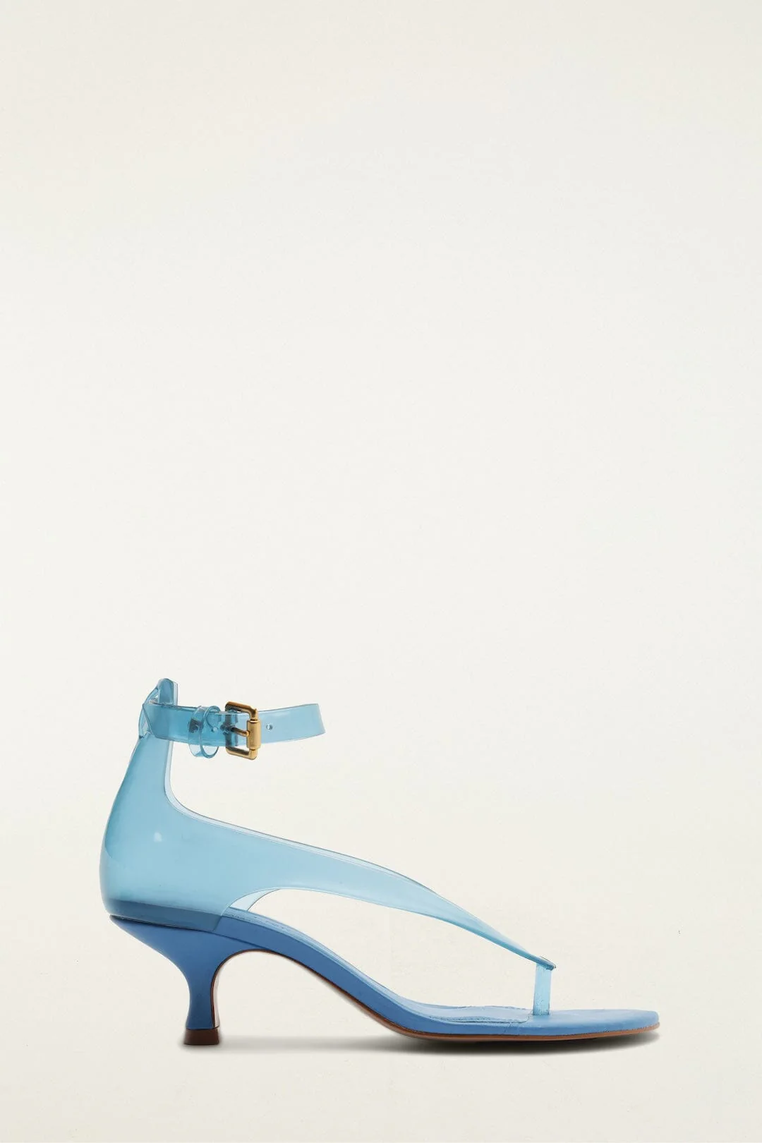 Blue Jelly Heel Sandal