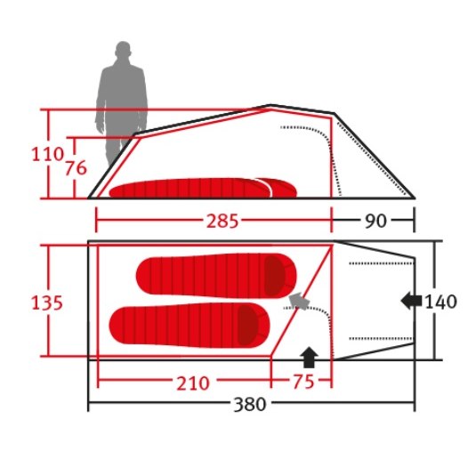 Wechsel Outpost 2 Tent - Laurel Oak