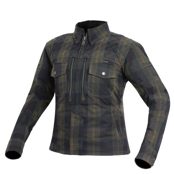 Surchemise Moto Trilobite RODER TECH-AIR COMPATIBLE LADIES - Vert / BlancRef : TRI0060