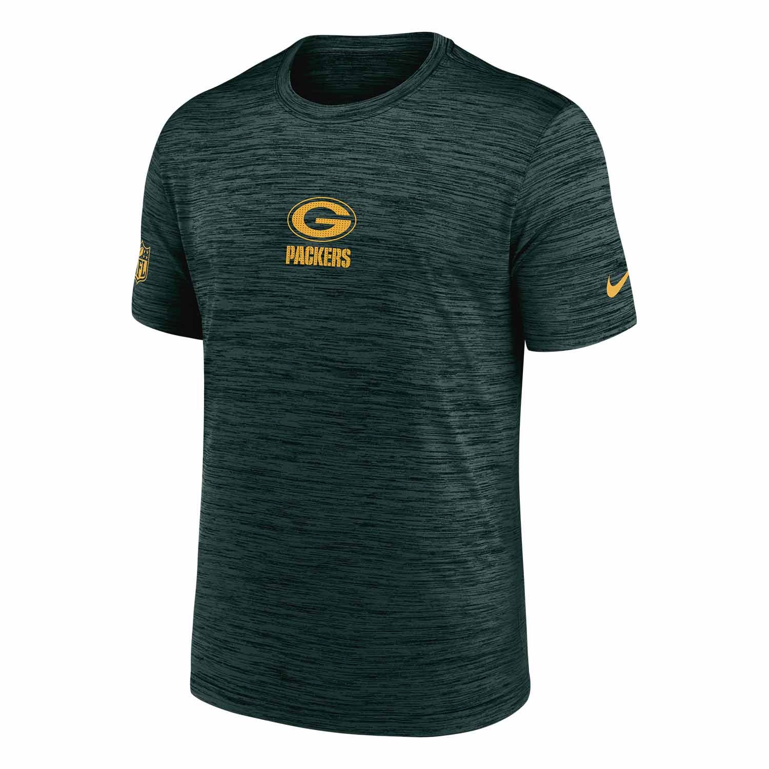 Green Bay Packers 2025 NFL Sideline Nike Velocity Performance T-Shirt Green