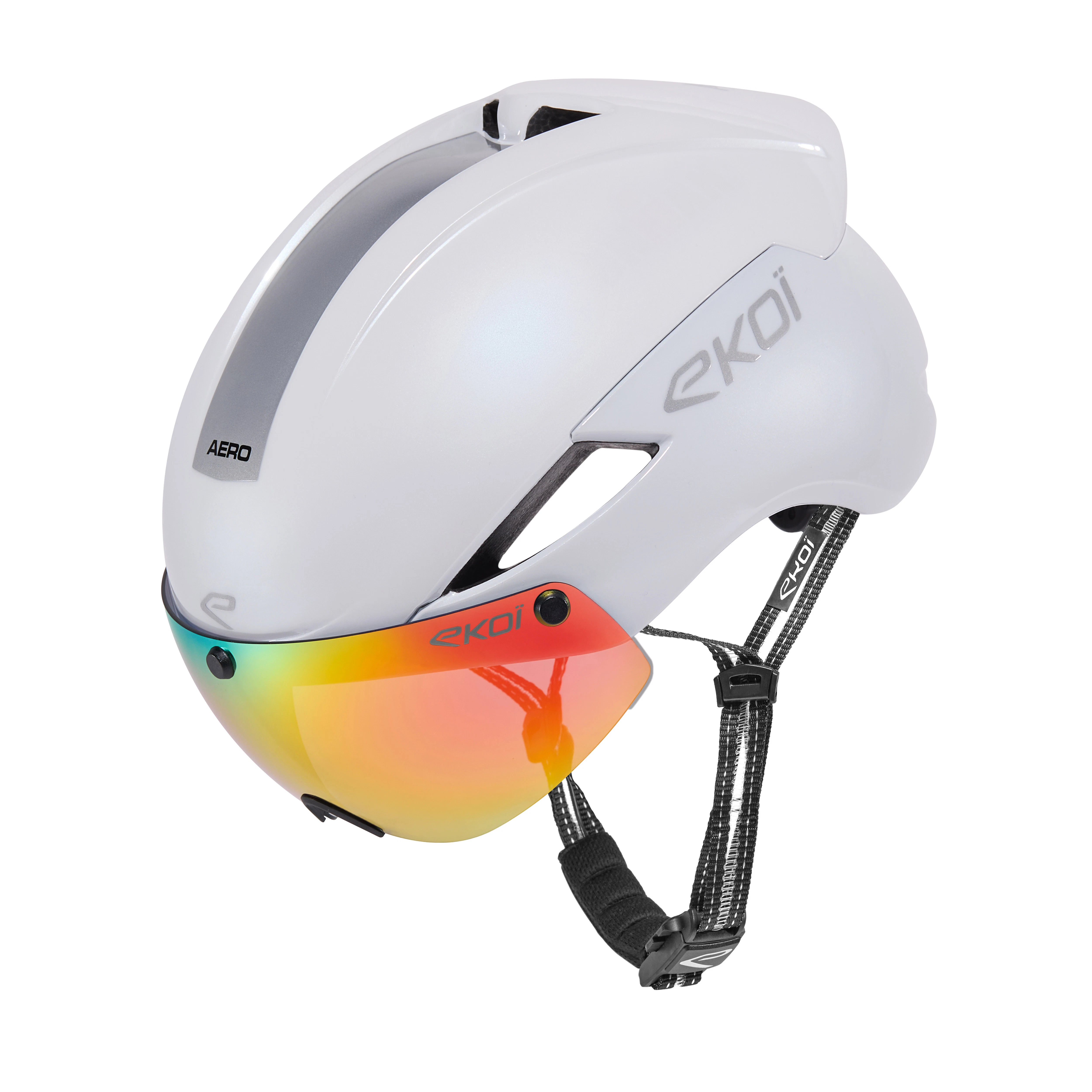 Helmet EKOI AERO16 White Grey