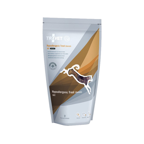 TROVET Hypoallergenic Treats HOT (Ostrich) for Dogs - 6 x 150g