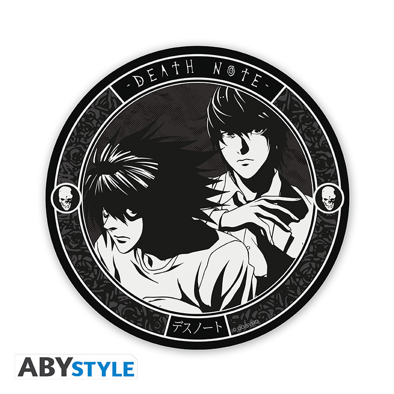 DEATH NOTE Ceramic Coasters L & Light