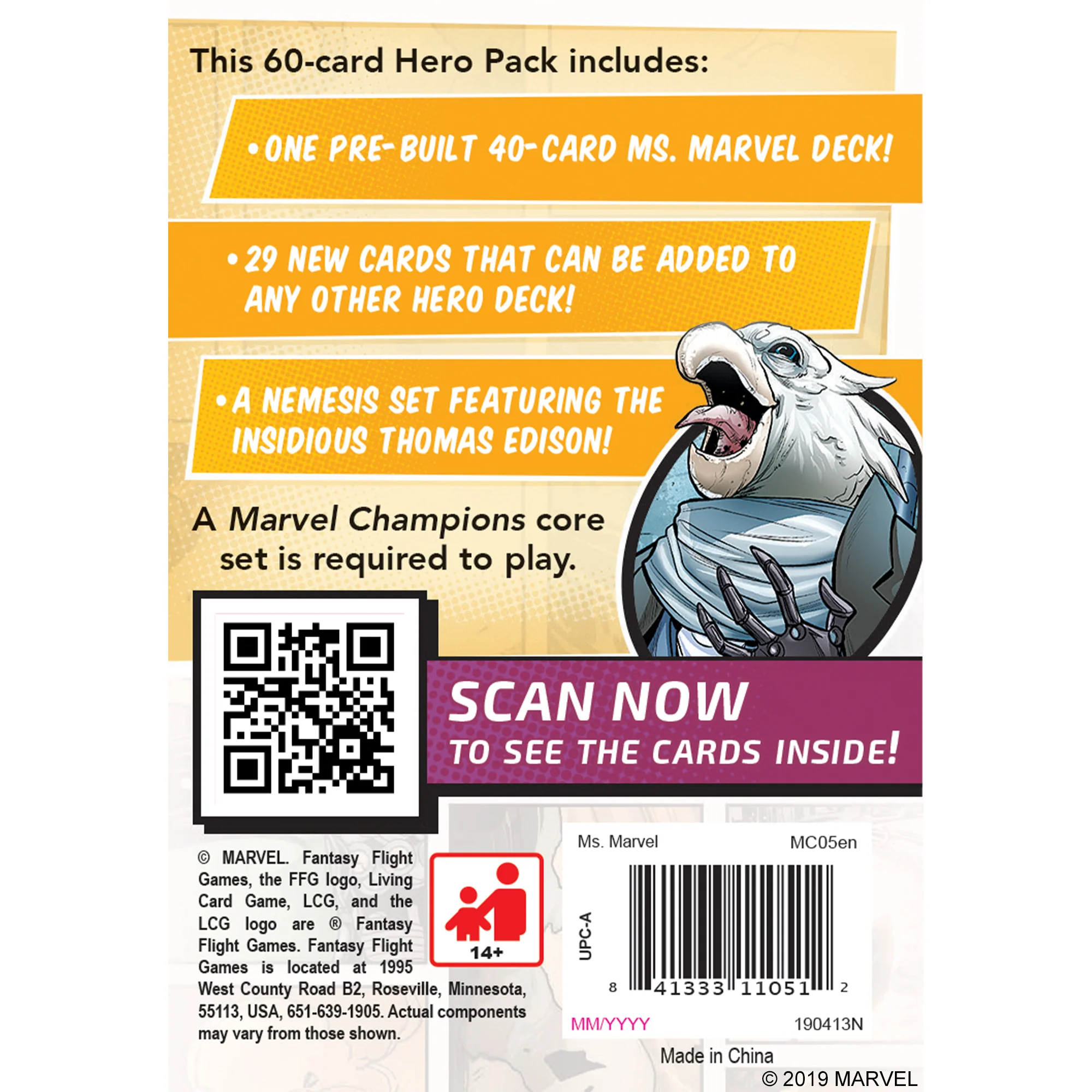 Marvel Champions: The Card Game - Ms. Marvel Hero Pack