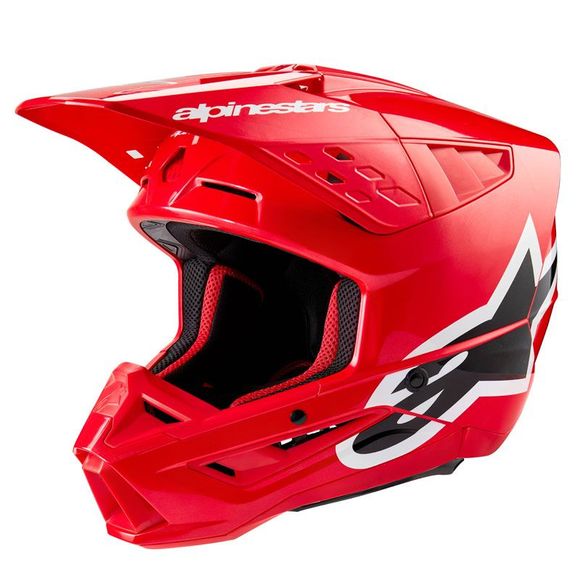 Alpinestars SUPERTECH S-M5 cross Helmet - CORP 2024 - Red / GreyRef: AP3240-C51866