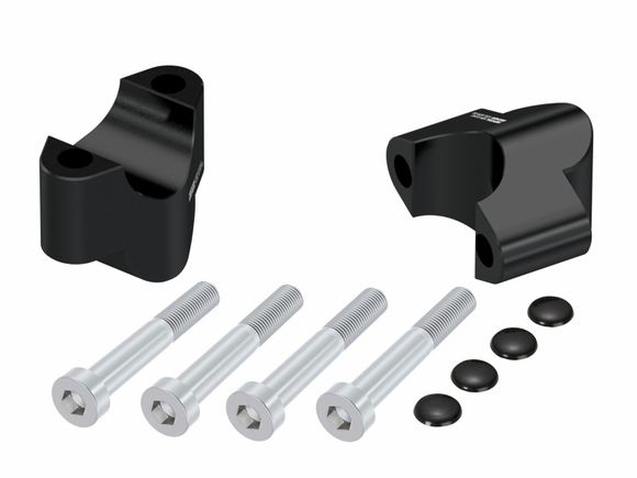 Hepco & Becker 25 mm handlebar riser - blackKTM 1390 1390 SUPER DUKE R - 2024 - 2025Ref: Hbe00087A / 42307665 25 01