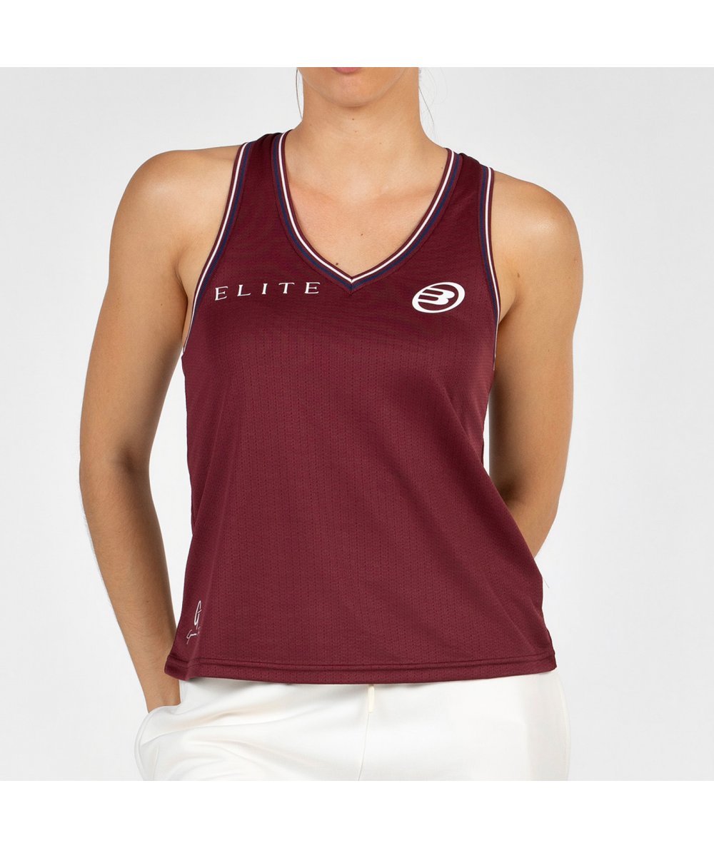 CAMISETA BULLPADEL GEMMA 25I VINO BURDEOS