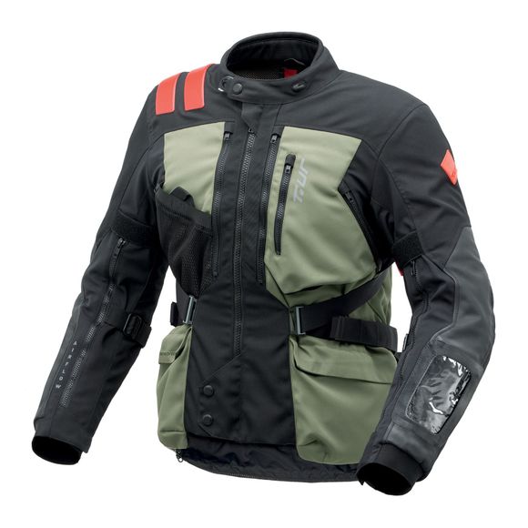 Motorcycle Jacket T.Ur Roadbook - Green / GrayRef: TUR0001