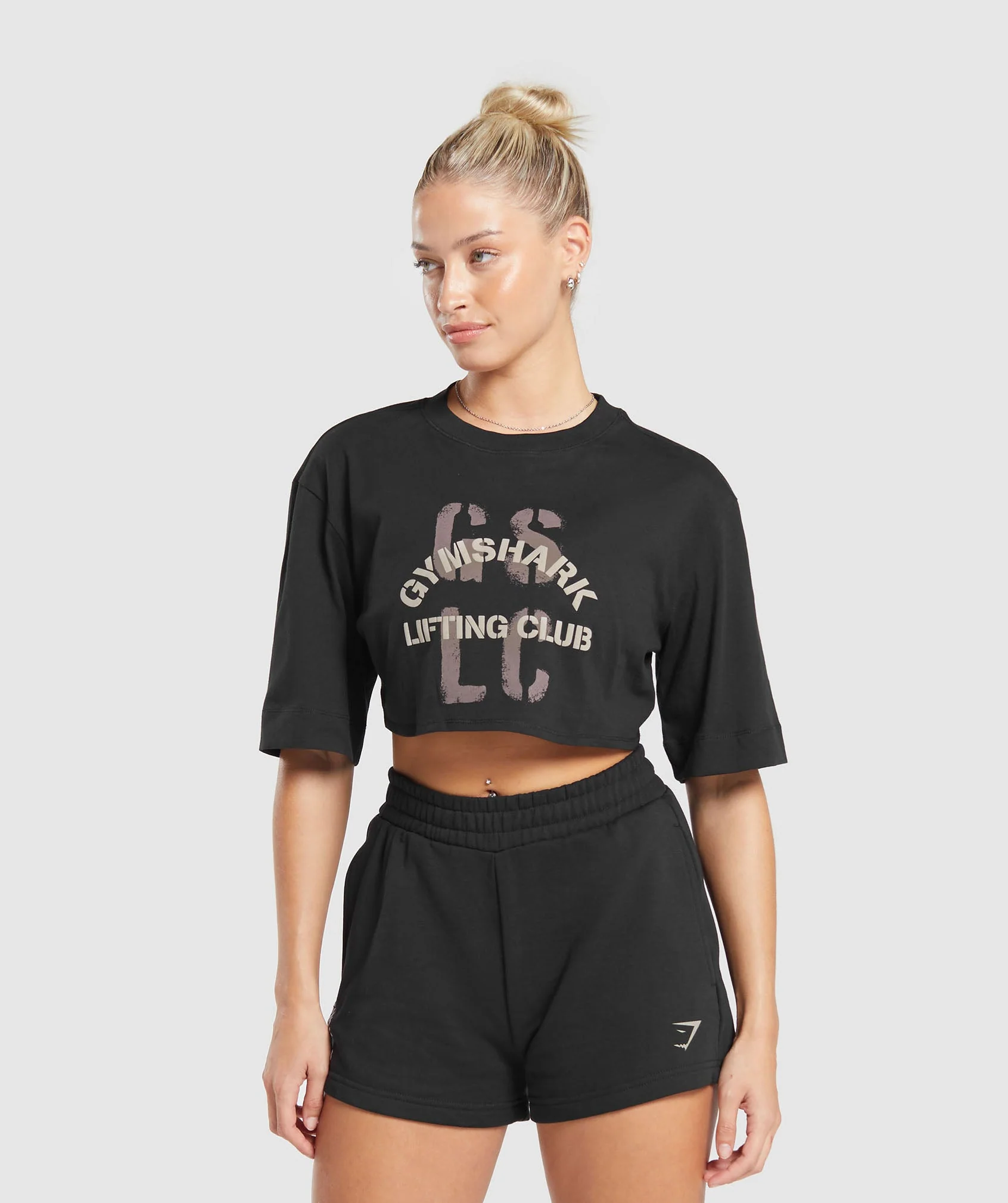 Built Crop Top Black