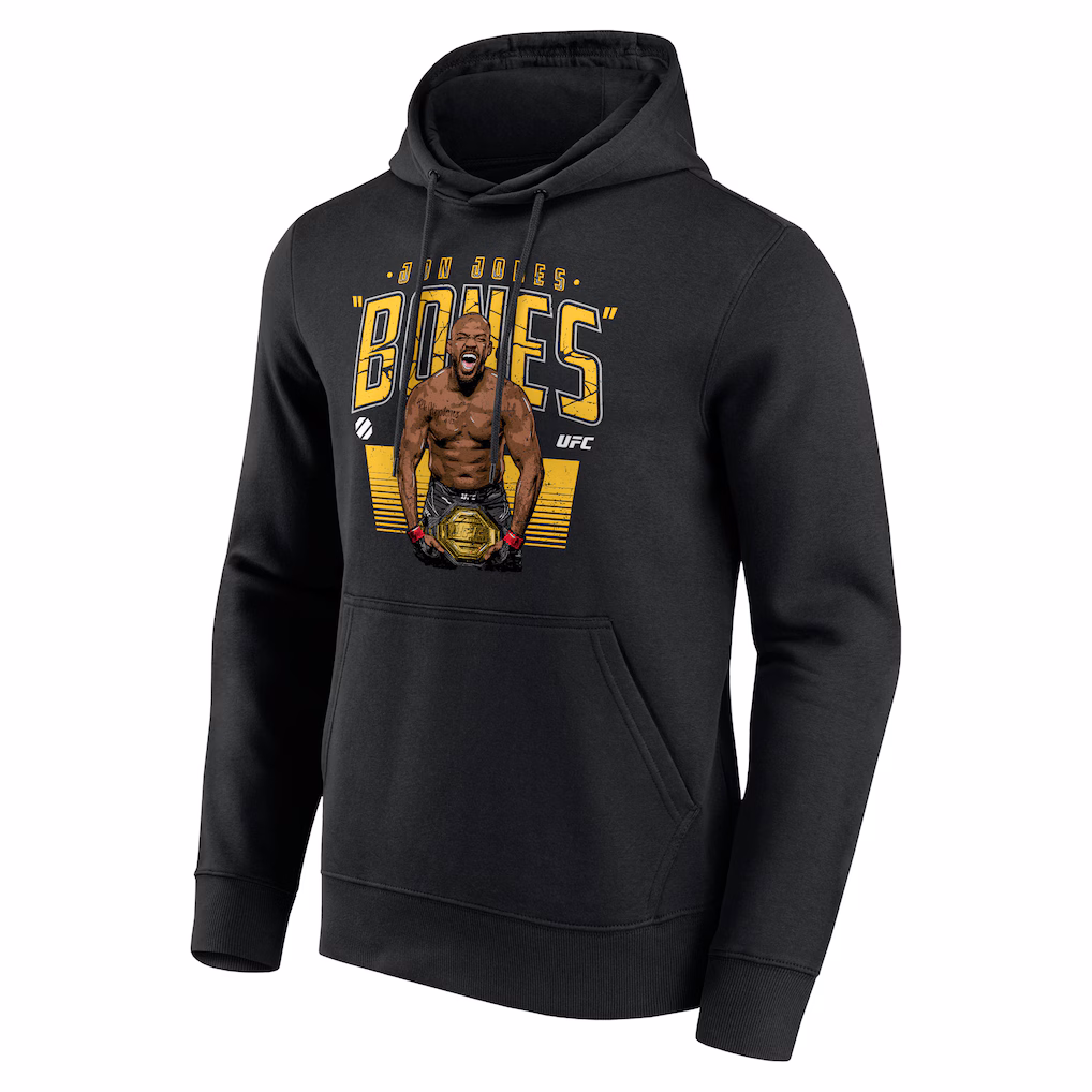 UFC Jon Jones Bones Champion Hoodie - Black - Mens