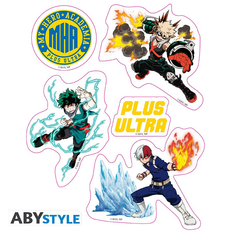 MY HERO ACADEMIA Mini Stickers Heroes Villains (16x11cm)
