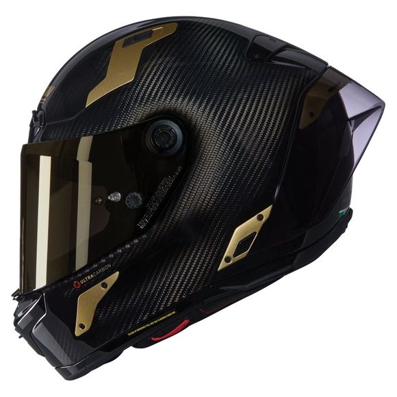 Nolan X-804 RS Full-Face Helmet - ULTRA CARBON - AUREO - Carbon / YellowRef: NL1614