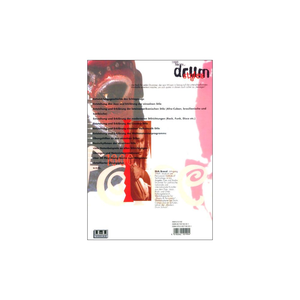 AMA Verlag 1000 Faces Of Drum Styles – Thomann Ireland