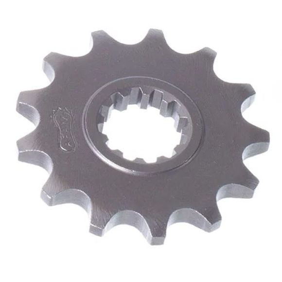 Gearbox output pinion AFAM STEEL 520 - 12 TEETH - GrayRef: AA0050 / 73301-12
