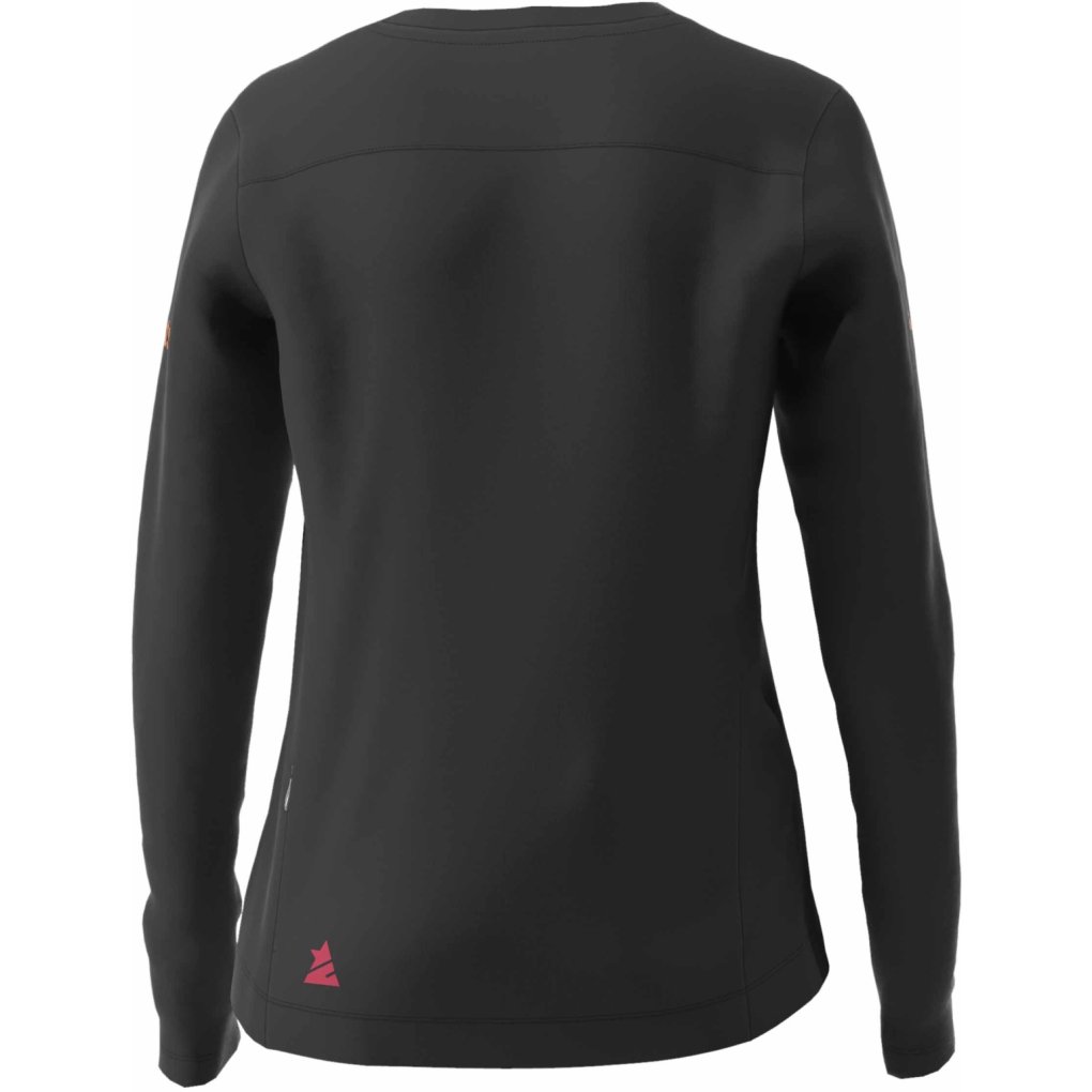 Zimtstern TrailFlowz Long Sleeve MTB-Shirt Women - Pirate Black
