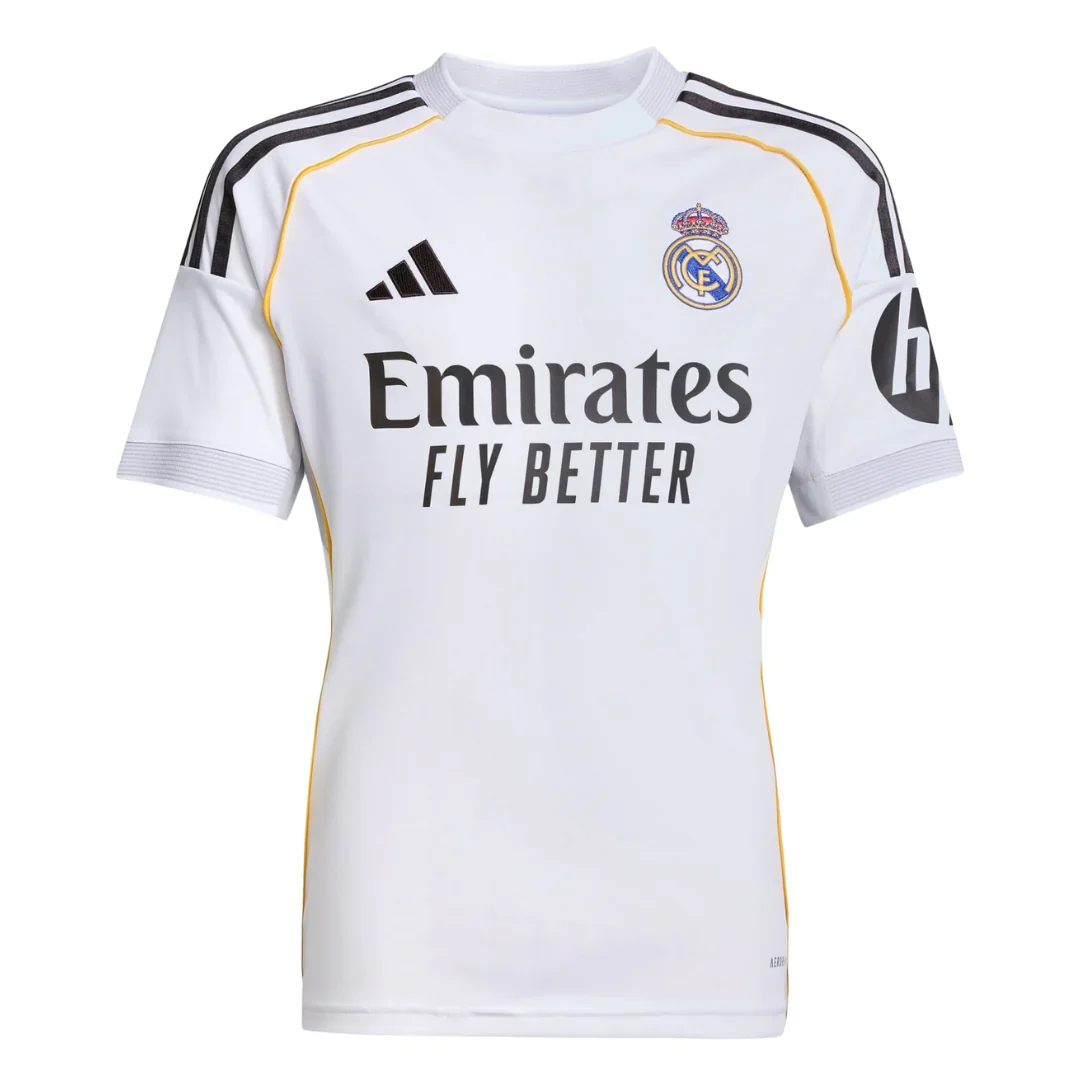 Youth Real Madrid Home Jersey 25/26 (White)